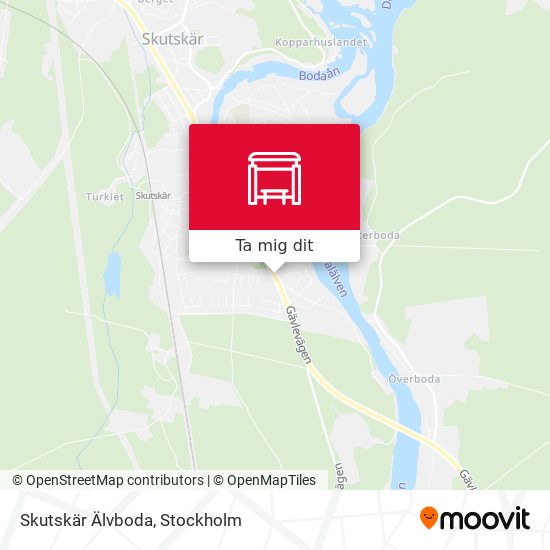 Skutskär Älvboda karta