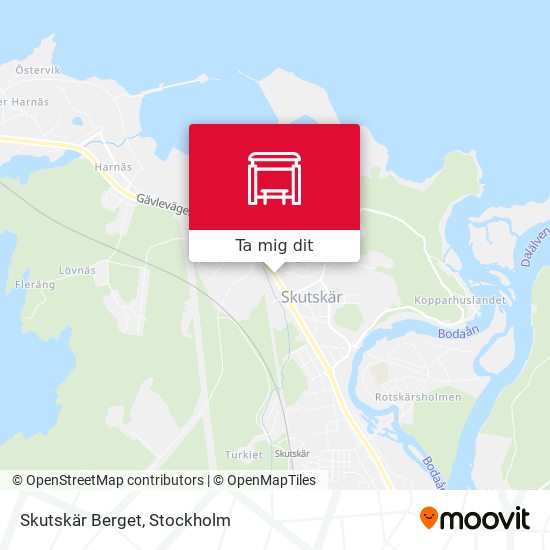 Skutskär Berget karta