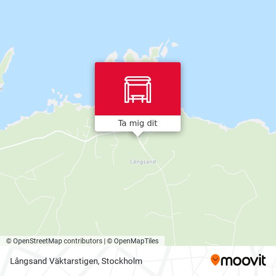 Långsand Väktarstigen karta