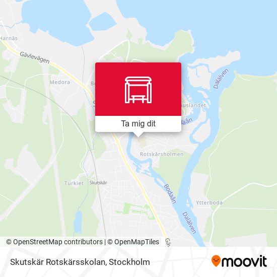 Skutskär Rotskärsskolan karta