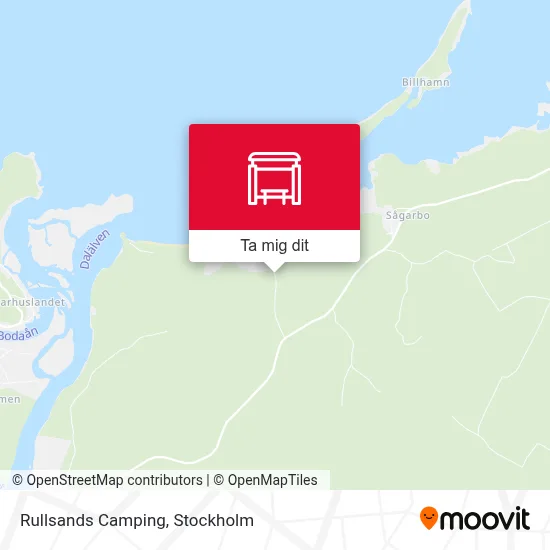Rullsands Camping karta