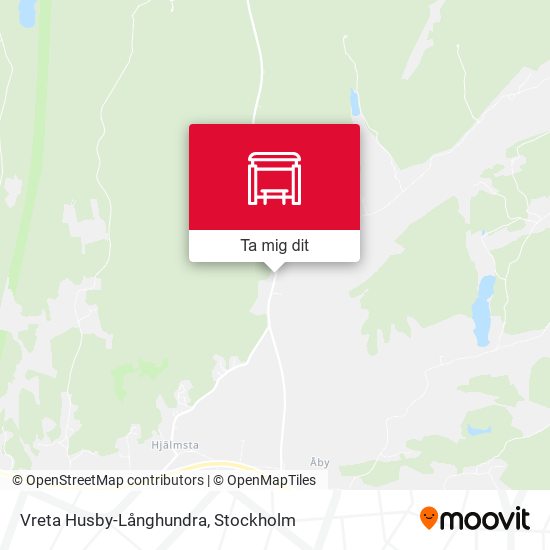 Vreta Husby-Långhundra karta