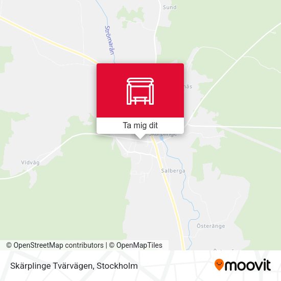 Skärplinge Tvärvägen karta