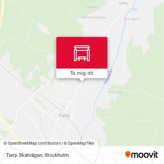 Tierp Skatvägen karta