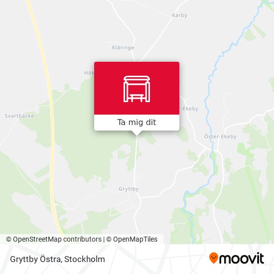 Gryttby Östra karta