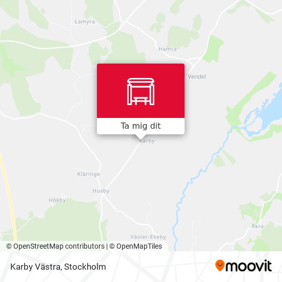 Karby Västra karta