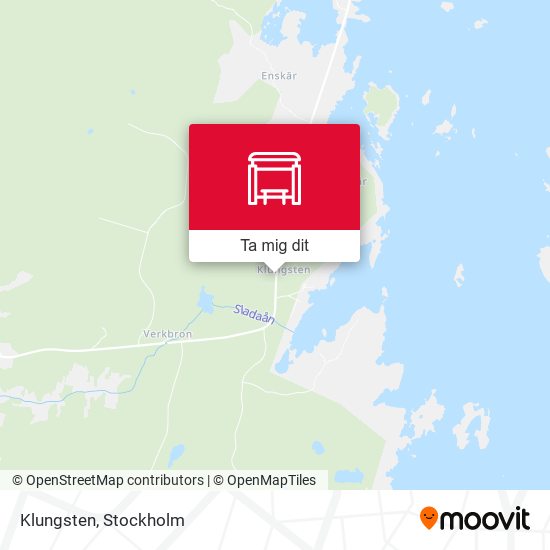 Klungsten karta