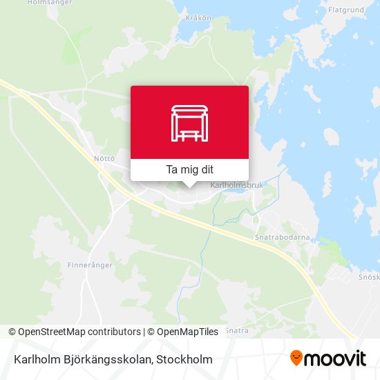 Karlholm Björkängsskolan karta