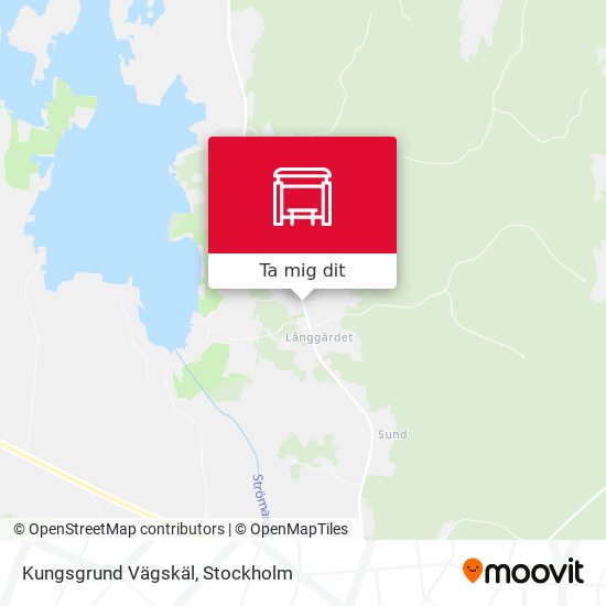 Kungsgrund Vägskäl karta