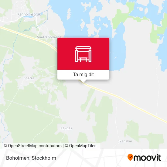Boholmen karta