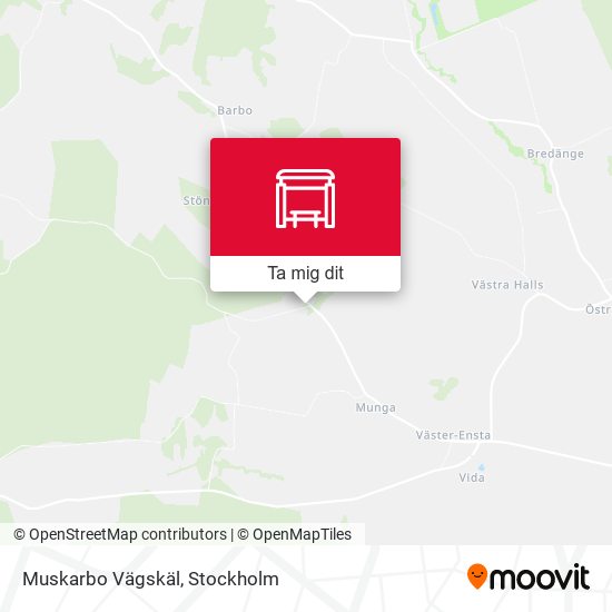 Muskarbo Vägskäl karta