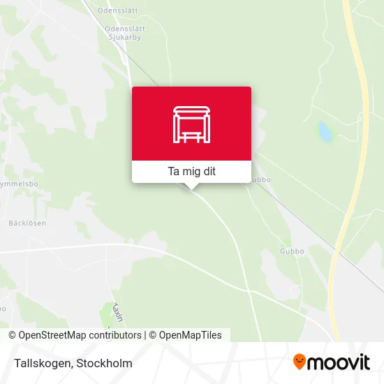 Tallskogen karta