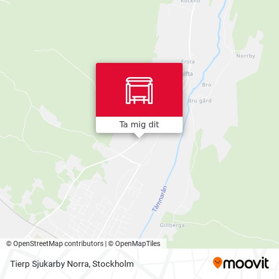 Tierp Sjukarby Norra karta