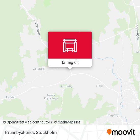 Brunnbyåkeriet karta