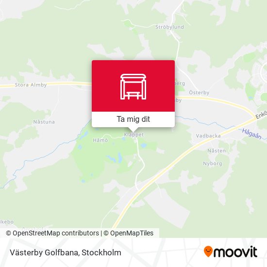 Västerby Golfbana karta