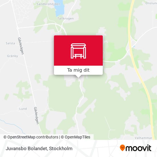 Juvansbo Bolandet karta