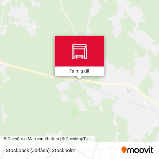 Stockbäck (Järlåsa) karta