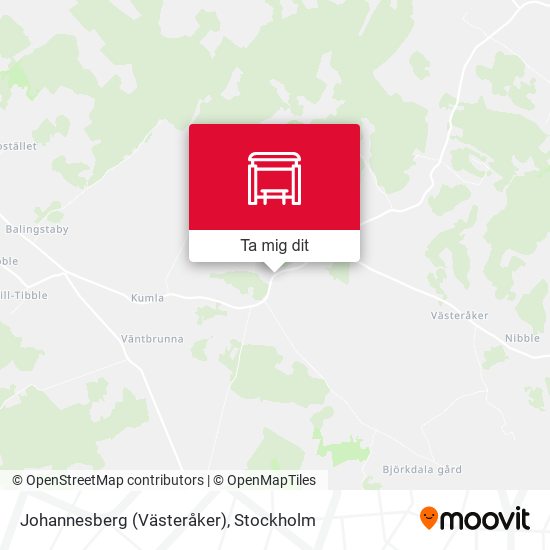Johannesberg (Västeråker) karta