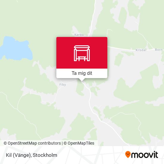 Kil (Vänge) karta