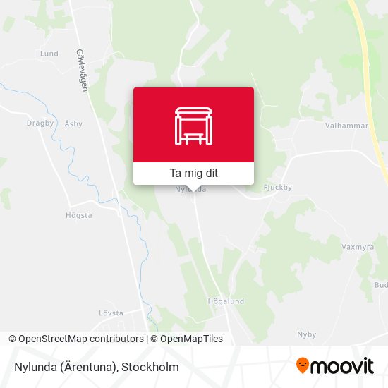 Nylunda (Ärentuna) karta