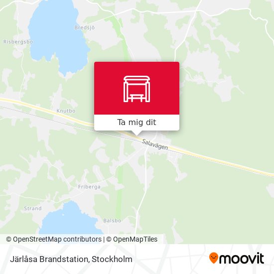 Järlåsa Brandstation karta