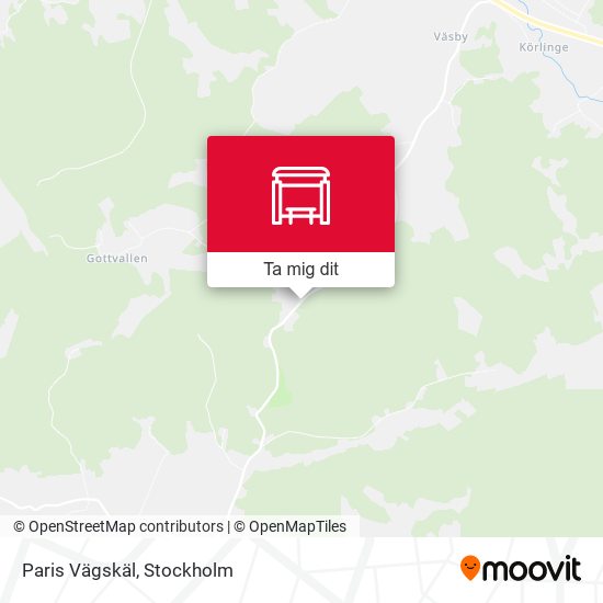 Paris Vägskäl karta