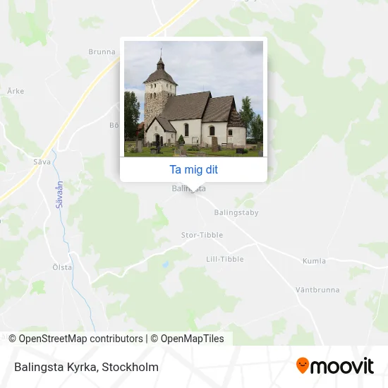 Balingsta Kyrka karta