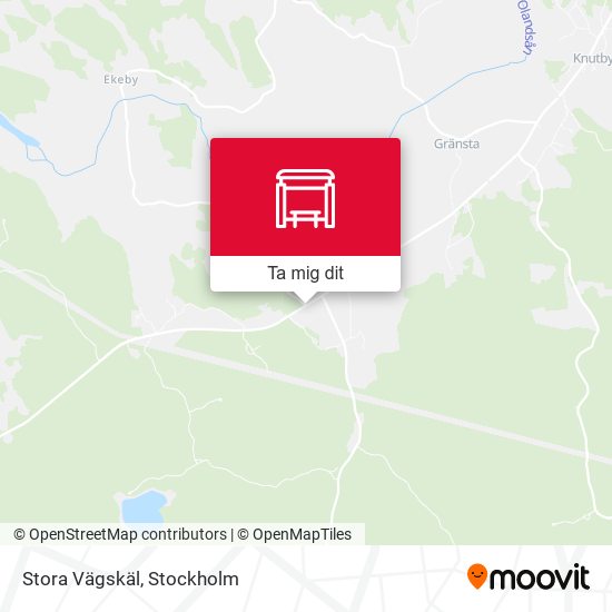 Stora Vägskäl karta