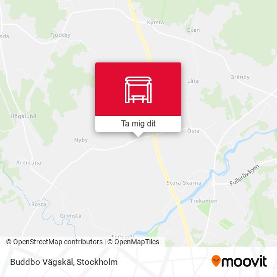 Buddbo Vägskäl karta