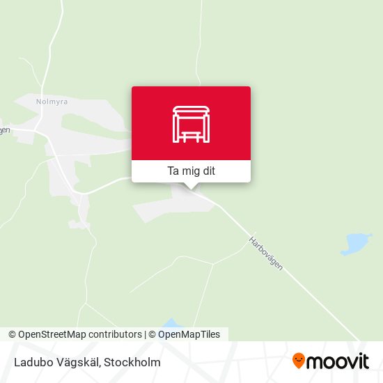 Ladubo Vägskäl karta