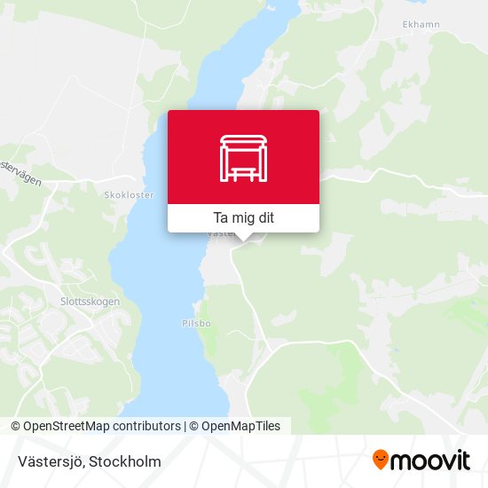 Västersjö karta