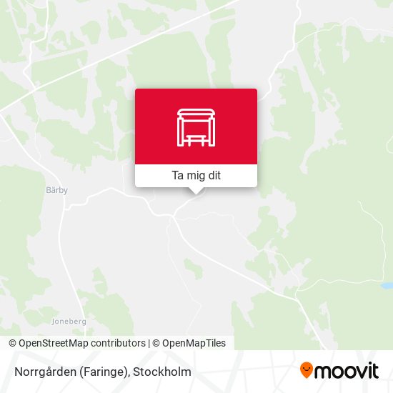 Norrgården (Faringe) karta
