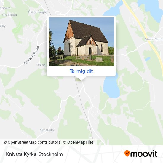 Knivsta Kyrka karta