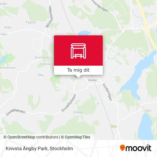 Knivsta Ängby Park karta