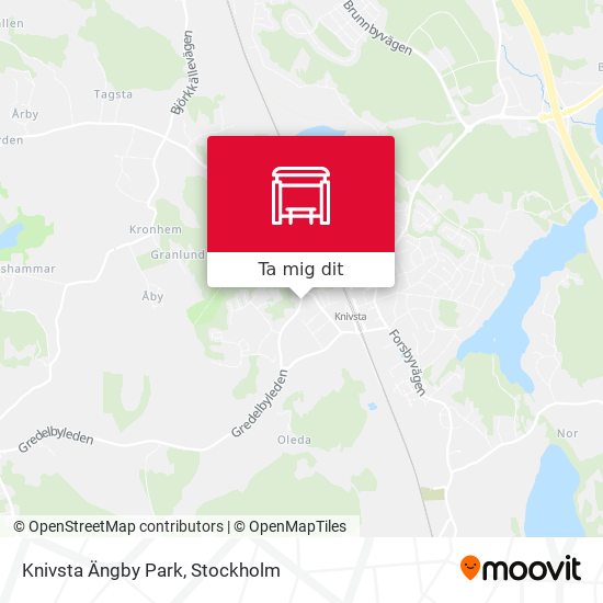 Knivsta Ängby Park karta