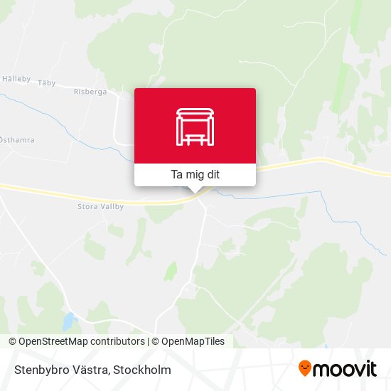 Stenbybro Västra karta