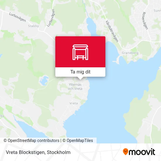 Vreta Blockstigen karta