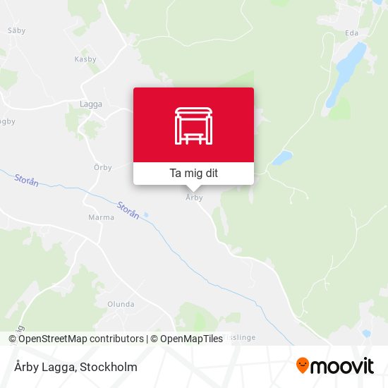 Årby Lagga karta