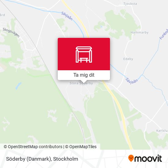 Söderby (Danmark) karta
