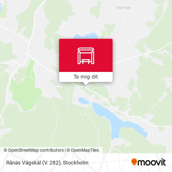 Rånäs Vägskäl (V. 282) karta
