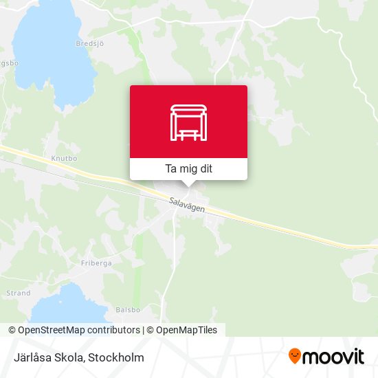 Järlåsa Skola karta