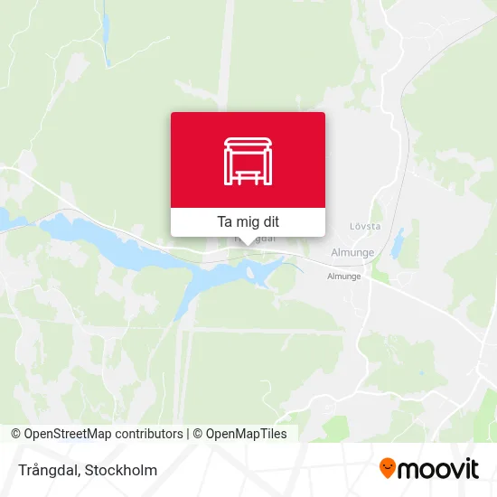 Trångdal karta