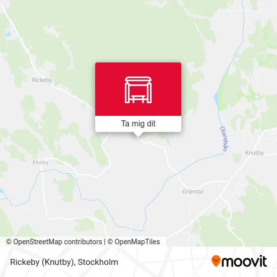 Rickeby (Knutby) karta