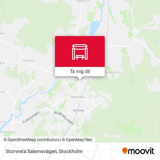 Storvreta Salemsvägen karta