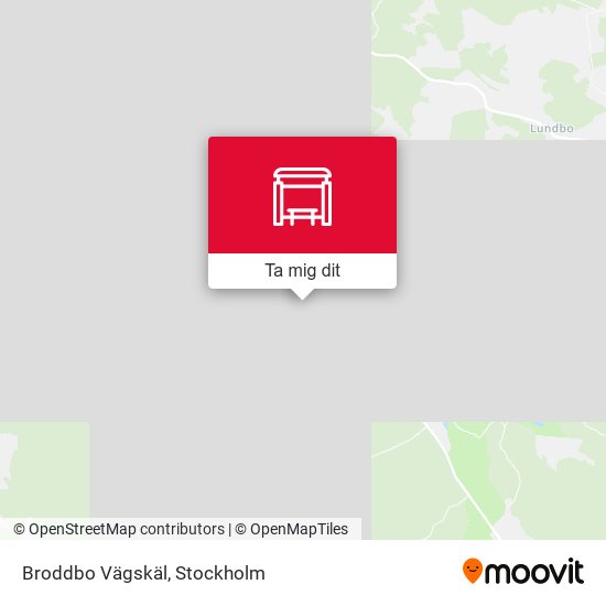 Broddbo Vägskäl karta