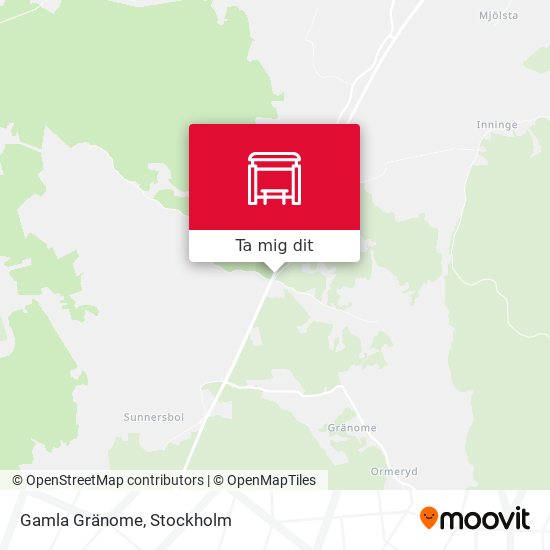 Gamla Gränome karta