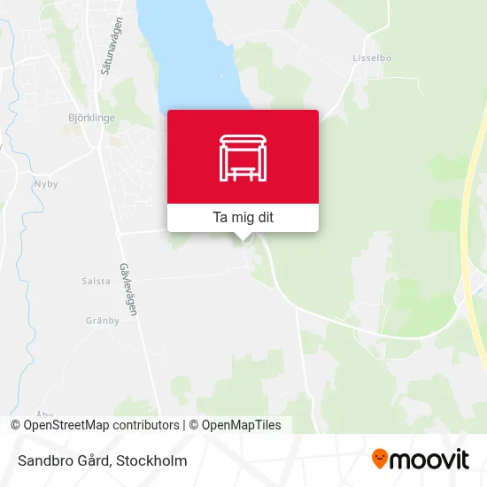 Sandbro Gård karta