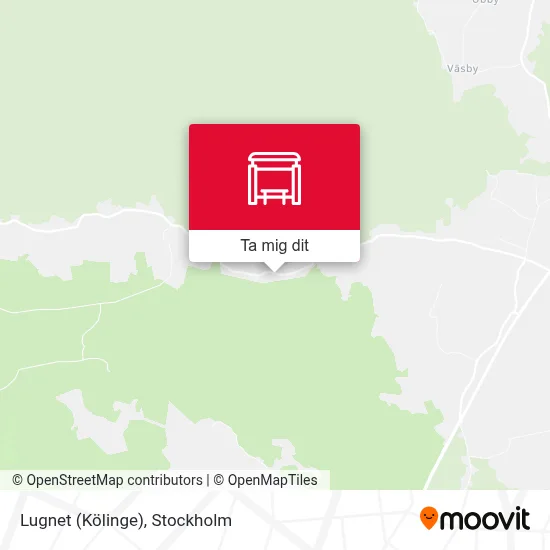 Lugnet (Kölinge) karta