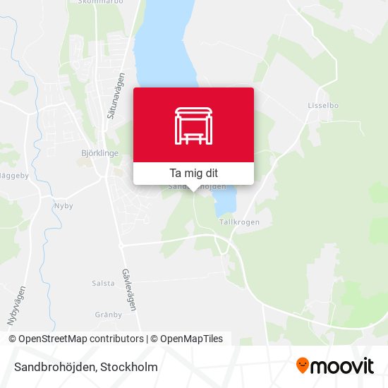 Sandbrohöjden karta