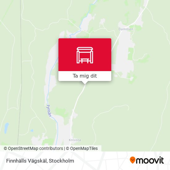 Finnhälls Vägskäl karta